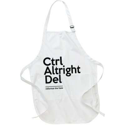 Ctrl Aptright Del Reformat The Hate Full-Length Apron With Pockets
