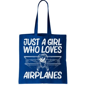 Cool Airplane Design Airplane Pilot Aviation Gift Tote Bag