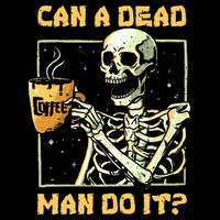 Can A Dead Man Do It Funny Halloween ABA Behavior Analysis Daily Commute Backpack
