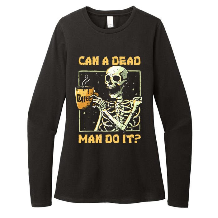 Can A Dead Man Do It Funny Halloween ABA Behavior Analysis Womens CVC Long Sleeve Shirt