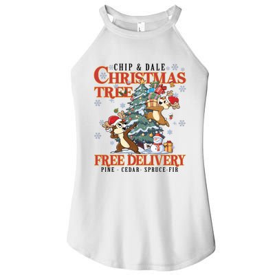 Chip And Dale Christmas Tree Free Delivery Chip And Dale Christmas Women’s Perfect Tri Rocker Tank