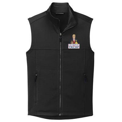 Cats And Ducks For Trump 2024 Kittens And Ducks For Trump Gift Collective Smooth Fleece Vest