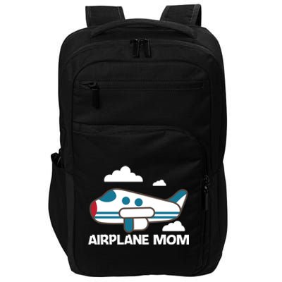 Cool Airplane Design For Mom Mother Aviation Plane Lovers Gift Impact Tech Backpack