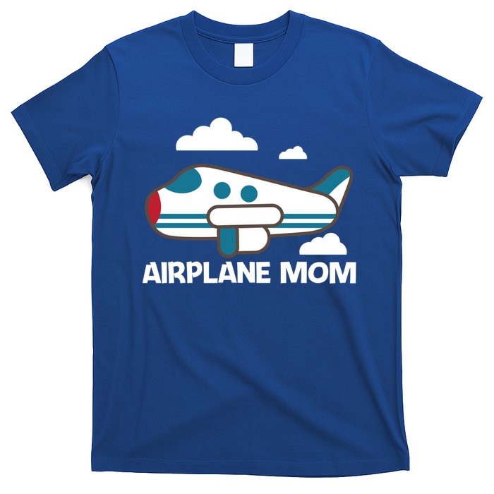 Cool Airplane Design For Mom Mother Aviation Plane Lovers Gift T-Shirt