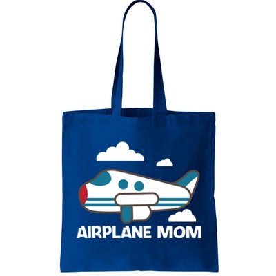 Cool Airplane Design For Mom Mother Aviation Plane Lovers Gift Tote Bag