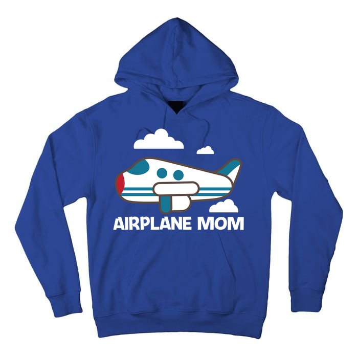 Cool Airplane Design For Mom Mother Aviation Plane Lovers Gift Tall Hoodie