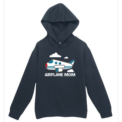 Cool Airplane Design For Mom Mother Aviation Plane Lovers Gift Urban Pullover Hoodie