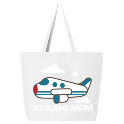 Cool Airplane Design For Mom Mother Aviation Plane Lovers Gift 25L Jumbo Tote