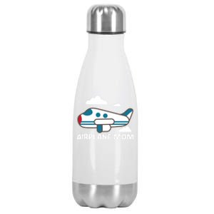 Cool Airplane Design For Mom Mother Aviation Plane Lovers Gift Stainless Steel Insulated Water Bottle