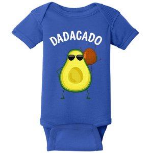 Cute Avocado Design For Dad Fruit Avocado Pear Lovers Baby Bodysuit