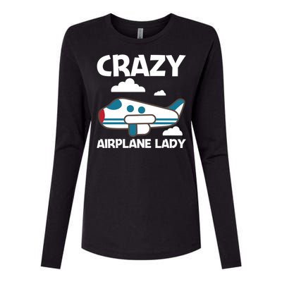 Cool Airplane Design Mom Aviation Plane Lovers Gift Womens Cotton Relaxed Long Sleeve T-Shirt