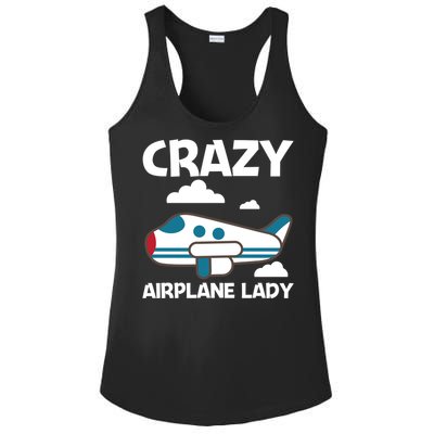 Cool Airplane Design Mom Aviation Plane Lovers Gift Ladies PosiCharge Competitor Racerback Tank