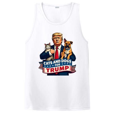 Cats And Dogs For Trump 2024 Kittens And Dogs For Trump PosiCharge Competitor Tank