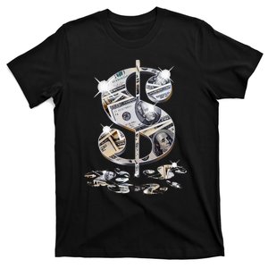 Cool As Dollar Bill Dollar Sign $$ Gift T-Shirt