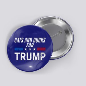 Cats And Ducks For Trump 2024 Button