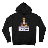 Cats And Ducks For Trump 2024 Kittens And Ducks For Trump Hoodie