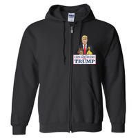 Cats And Ducks For Trump 2024 Kittens And Ducks For Trump Full Zip Hoodie