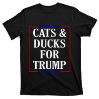 Cats And Ducks For Trump Kittens And Ducks For Trump 2024 Premium T-Shirt