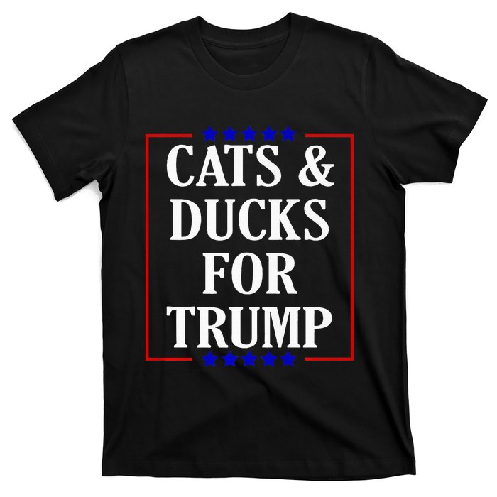 Cats And Ducks For Trump Kittens And Ducks For Trump 2024 Premium T-Shirt