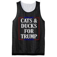 Cats And Ducks For Trump Kittens And Ducks For Trump 2024 Premium Mesh Reversible Basketball Jersey Tank