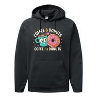 Coffee And Donuts Performance Fleece Hoodie