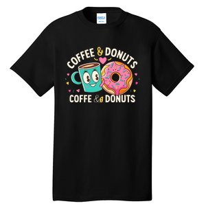 Coffee And Donuts Tall T-Shirt