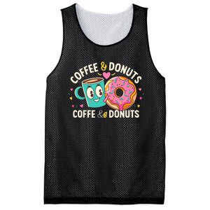 Coffee And Donuts Mesh Reversible Basketball Jersey Tank