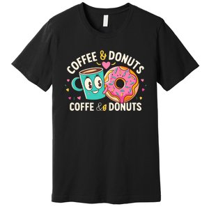 Coffee And Donuts Premium T-Shirt