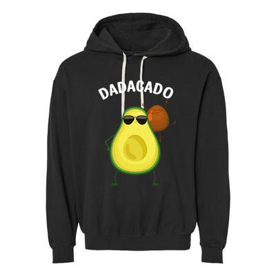 Cute Avocado Design For Dad Fruit Avocado Pear Lovers Garment-Dyed Fleece Hoodie