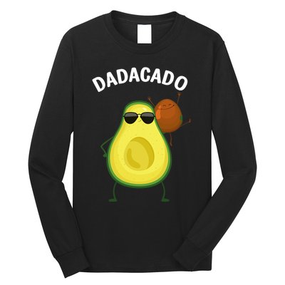 Cute Avocado Design For Dad Fruit Avocado Pear Lovers Long Sleeve Shirt