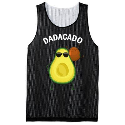 Cute Avocado Design For Dad Fruit Avocado Pear Lovers Mesh Reversible Basketball Jersey Tank