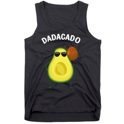 Cute Avocado Design For Dad Fruit Avocado Pear Lovers Tank Top