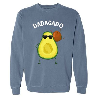 Cute Avocado Design For Dad Fruit Avocado Pear Lovers Garment-Dyed Sweatshirt