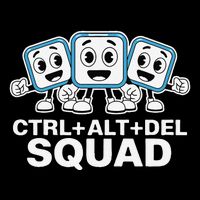 Ctrl + Alt + Del Squad Control Alt Delete Task Manager Funny 16 in Basic Backpack