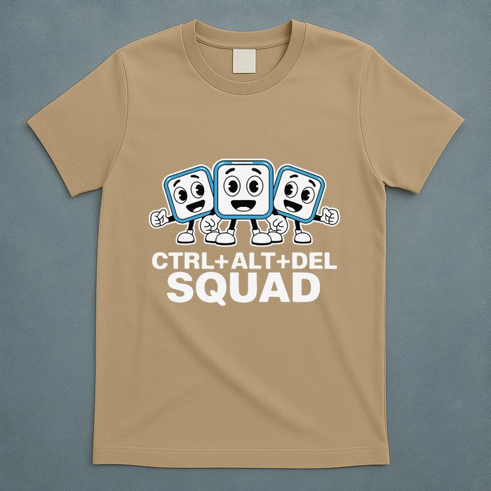 Ctrl + Alt + Del Squad Control Alt Delete Task Manager Funny T-Shirt