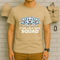 Ctrl + Alt + Del Squad Control Alt Delete Task Manager Funny T-Shirt