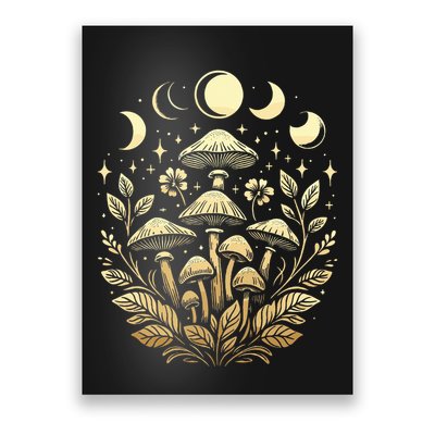 Cottagecore Aesthetic Dark Aesthetic Mushroom Poster