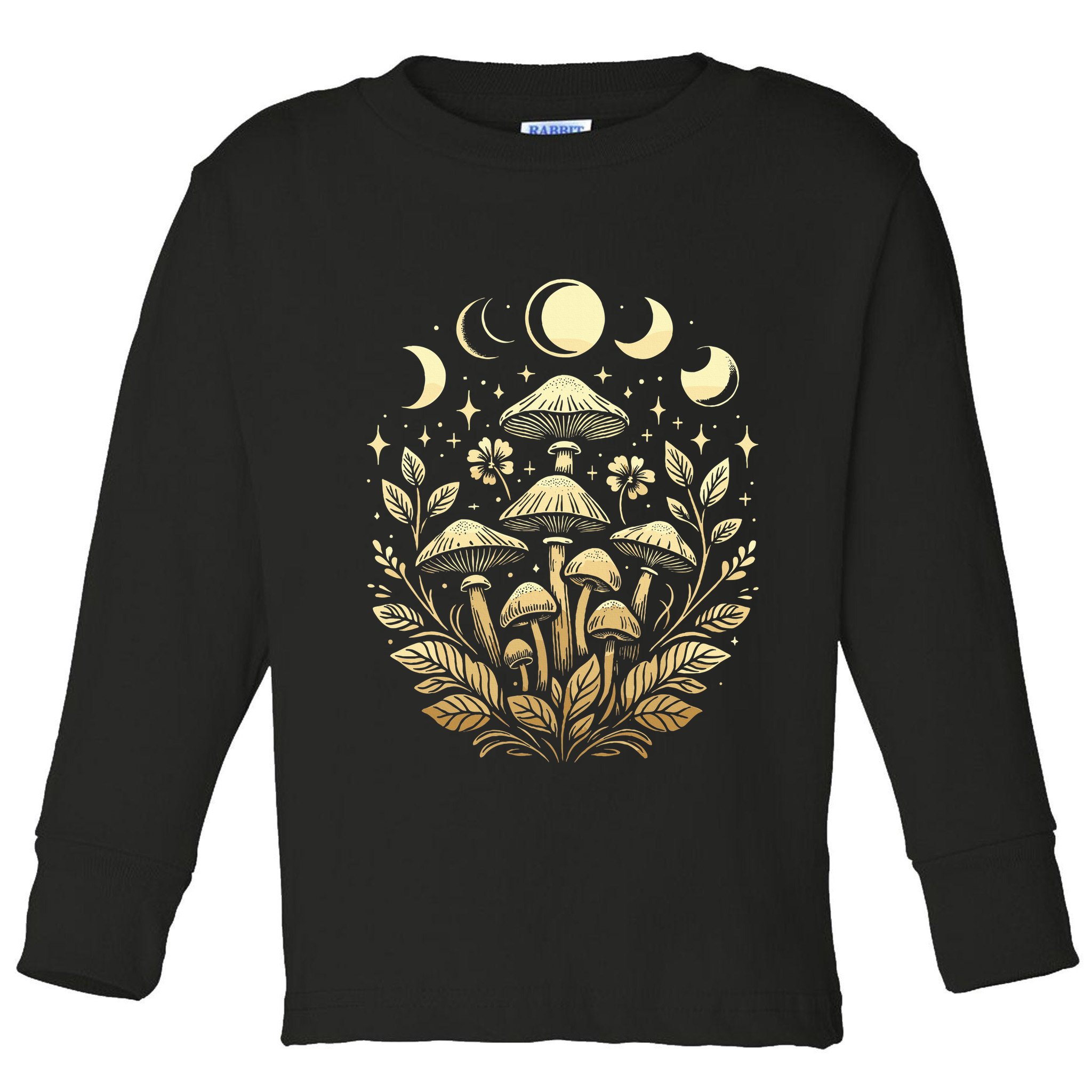 Cottagecore Aesthetic Dark Aesthetic Mushroom Toddler Long Sleeve Shirt
