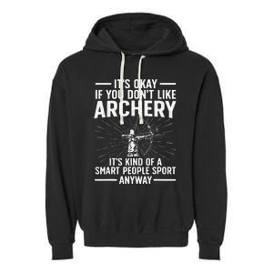 Cute Archery Design For   Archer Bow Archery Lover Garment-Dyed Fleece Hoodie