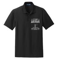 Cute Archery Design For   Archer Bow Archery Lover Dry Zone Grid Polo