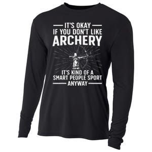 Cute Archery Design For   Archer Bow Archery Lover Cooling Performance Long Sleeve Crew