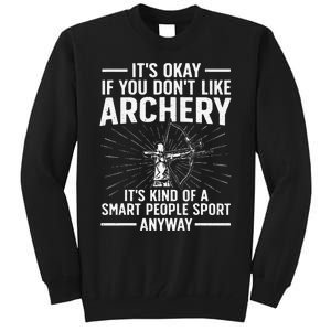 Cute Archery Design For   Archer Bow Archery Lover Tall Sweatshirt