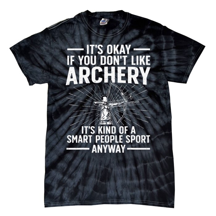 Cute Archery Design For   Archer Bow Archery Lover Tie-Dye T-Shirt