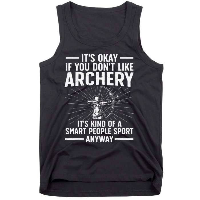 Cute Archery Design For   Archer Bow Archery Lover Tank Top