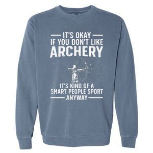 Cute Archery Design For   Archer Bow Archery Lover Garment-Dyed Sweatshirt