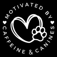 Coffee And Dog Lover Gift Motivated By Canines And Caffeine Stripe Pom Pom Beanie