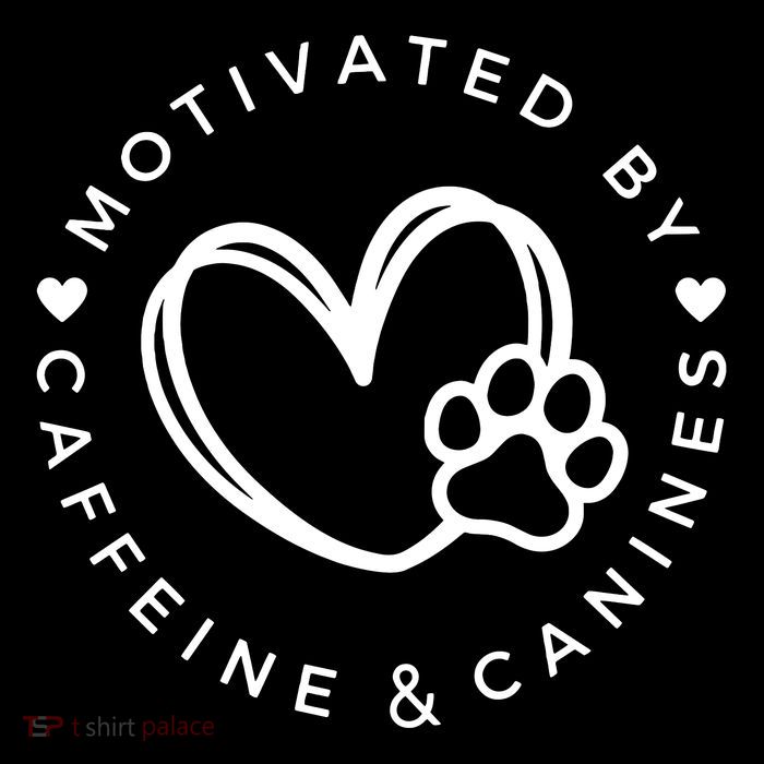 Coffee And Dog Lover Gift Motivated By Canines And Caffeine Magnet