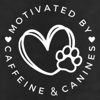 Coffee And Dog Lover Gift Motivated By Canines And Caffeine Golf Towel