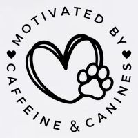 Coffee And Dog Lover Gift Motivated By Canines And Caffeine Garment-Dyed Sweatshirt