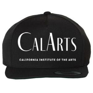 CalArts Art Deco Style College Wool Snapback Cap